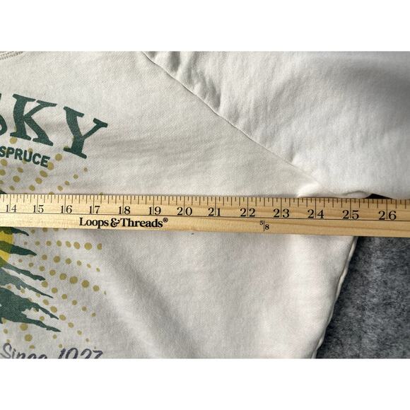 J. Crew Sweater Unisex XL Big Sky Clearwater Montana Cream Pullover Hiking - Picture 5 of 6